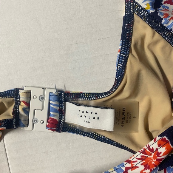 Tanya Taylor Blue multi colored Coraline One Piece size S - Picture 6 of 10